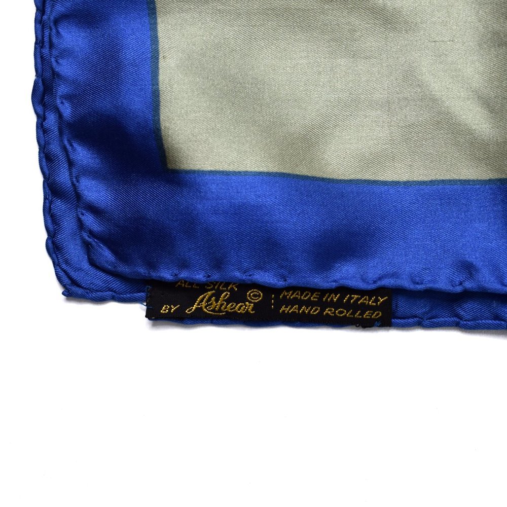 Vintage Ashear All Silk Geometric Scarf - Picture 4 of 4